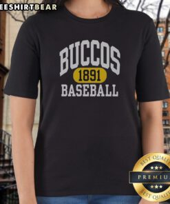 Awesome Pittsburgh Pirates Buccos 1891 Baseball Mlb Ladies Shirt featuring classic team colors and logo