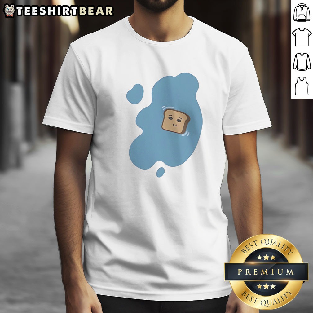 Awesome Toast In A Blue Puddle Of Water Funny Food Pun Cartoon Character Design Shirt on Classic Shirt Awesome Toast In A Blue Puddle Of Water Funny Food Pun Cartoon Character Design Shirt shown as a classic shirt preview