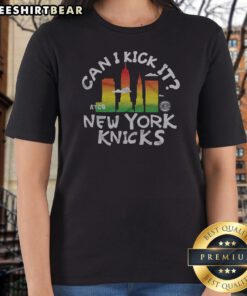 Funny A Tribe Called Quest X New York Knicks Can I Kick It Ladies Shirt featuring bold graphic print