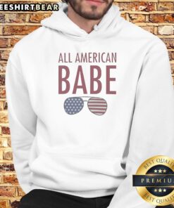 Funny All American Babe Hoodie