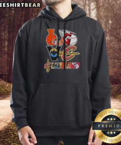 Funny Cleveland Browns Cleveland Guardians Cleveland Cavaliers Cleveland Monsters Love Cleveland Teams Sport Sweatshirt image