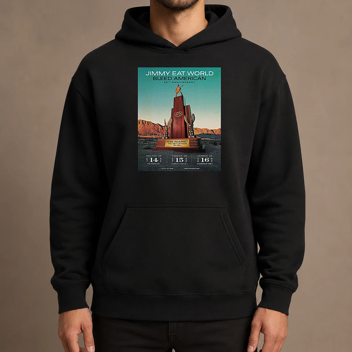 Funny Jimmy Eat World August 16 2026 London UK Hoodie