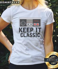 Funny Keep It Classic Old School Retro Vintage 1970s 80s 90s Ladies Shirt featuring a retro design