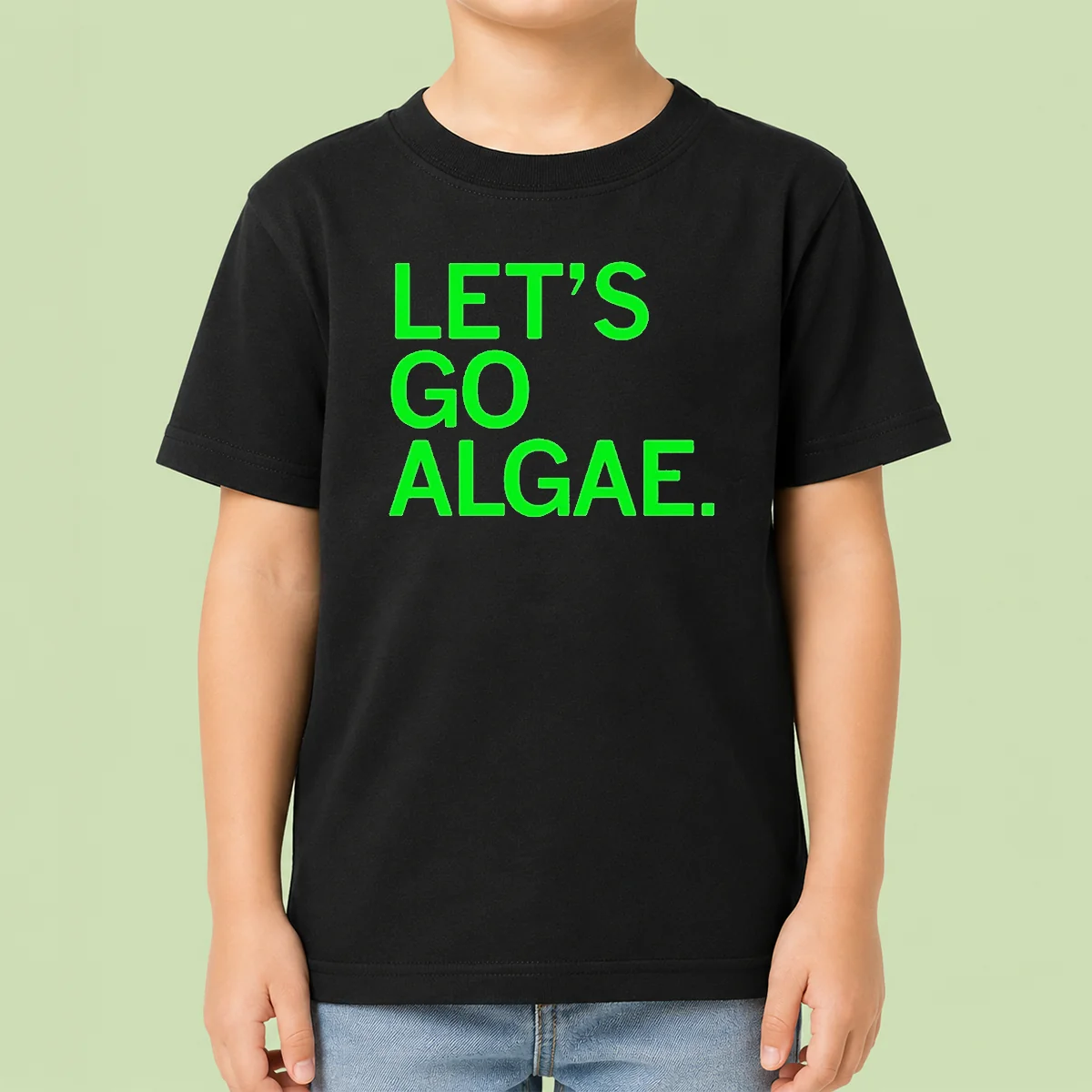 Funny Let'S Go Algae Kids T-Shirt