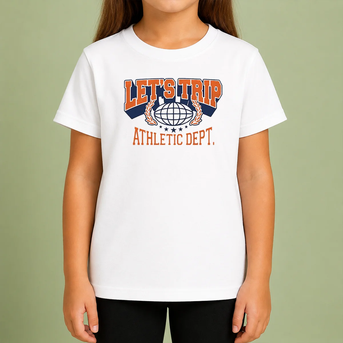 Funny Lets Trip Athletic Dept Go Sports Kids T-Shirt