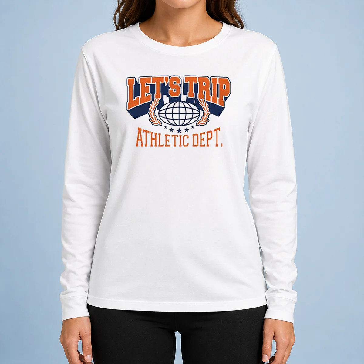 Funny Lets Trip Athletic Dept Go Sports Long Sleeve Shirt