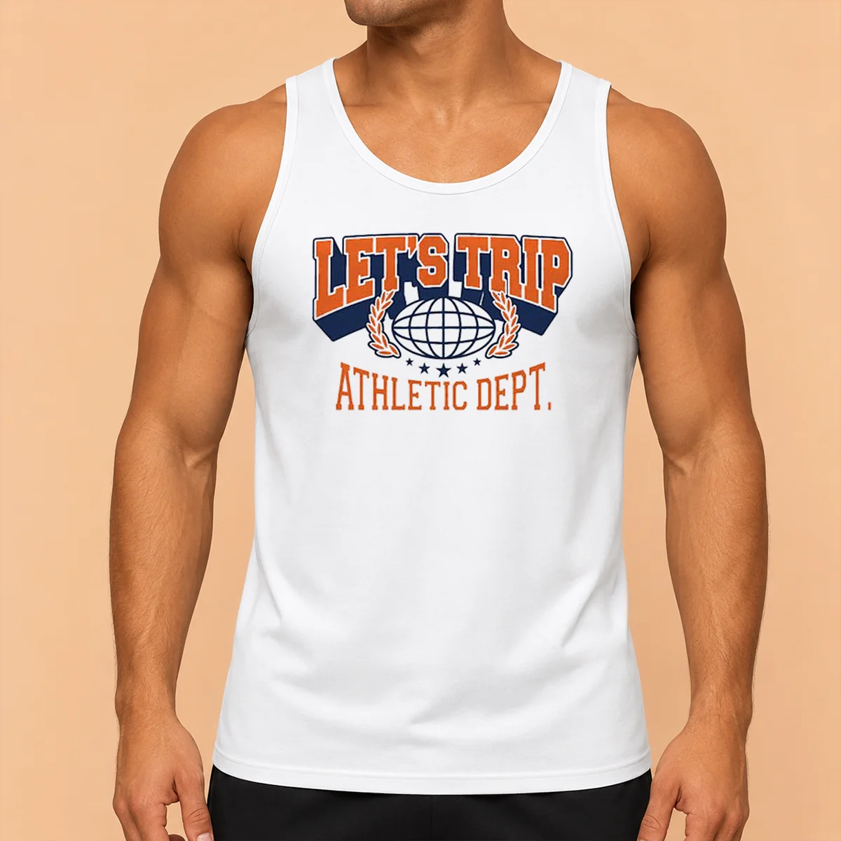 Funny Lets Trip Athletic Dept Go Sports Tank Top