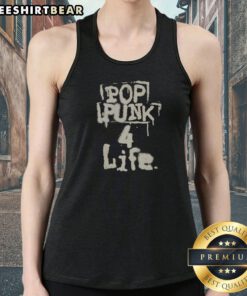 Funny Pop Punk 4 Life Tank Top featuring a vibrant design perfect for music lovers