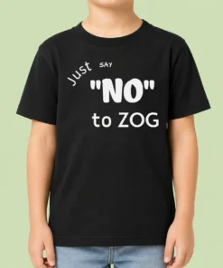 Funny Randy Weaver Just Say No To Zog Kids T-Shirt