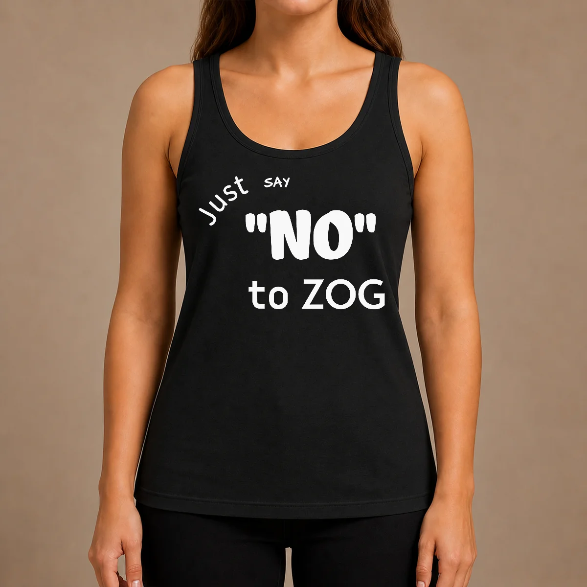 Funny Randy Weaver Just Say No To Zog Tank Top