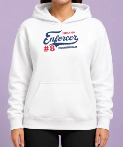 Funny Sophie Cunningham Indiana Enforcer 8 Indiana Basketball Hoodie