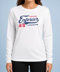 Funny Sophie Cunningham Indiana Enforcer 8 Indiana Basketball Long Sleeve Shirt