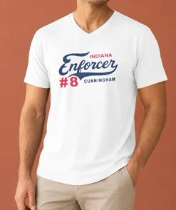 Funny Sophie Cunningham Indiana Enforcer 8 Indiana Basketball V-Neck Shirt