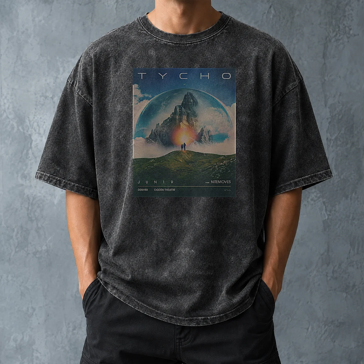 Funny Tycho June 20 2026 In Bellvue Colorado Poster Washed T-Shirt