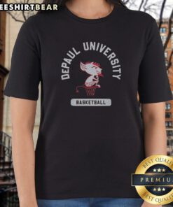Good Blue Demon Depaul Blue Demons Basketball Ncaa Depaul University Basketball Ladies Shirt in vibrant blue