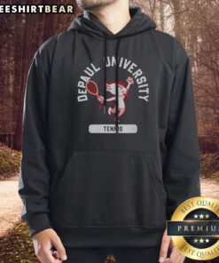 Good Blue Demons Depaul University Tennis Ncaa Depaul University Tennis Hoodie displayed in a vibrant blue color.