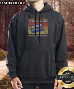 Good Certified Vintage Audio Repair Tech Cassette Hoodie