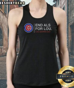Good Chicago Cubs End ALS Lou Gehrig Day Tank top featuring a vibrant design for baseball fans