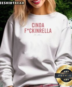 Good Cindafuckinrella Logo Sweatshirt in soft cotton blend with bold graphic print on front