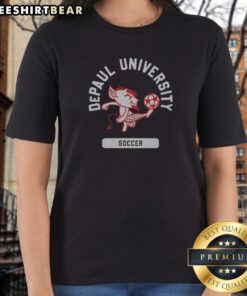 Good Dibs Depaul Blue Demons Soccer Depaul University Ladies Shirt featuring vibrant team colors and logo