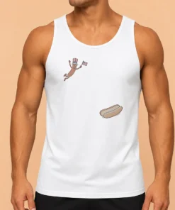 Good Hotdog Freedom Dive Meme Tank Top