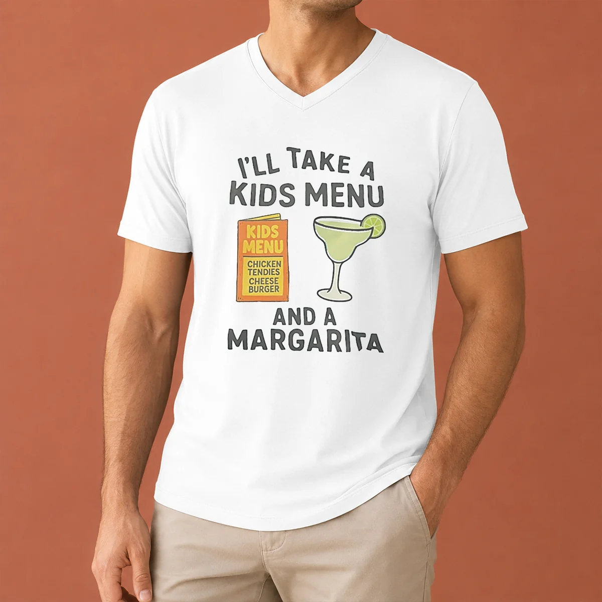 Good I'Ll Take A Kids Menu V-Neck Shirt Good I'Ll Take A Kids Menu V-Neck Shirt