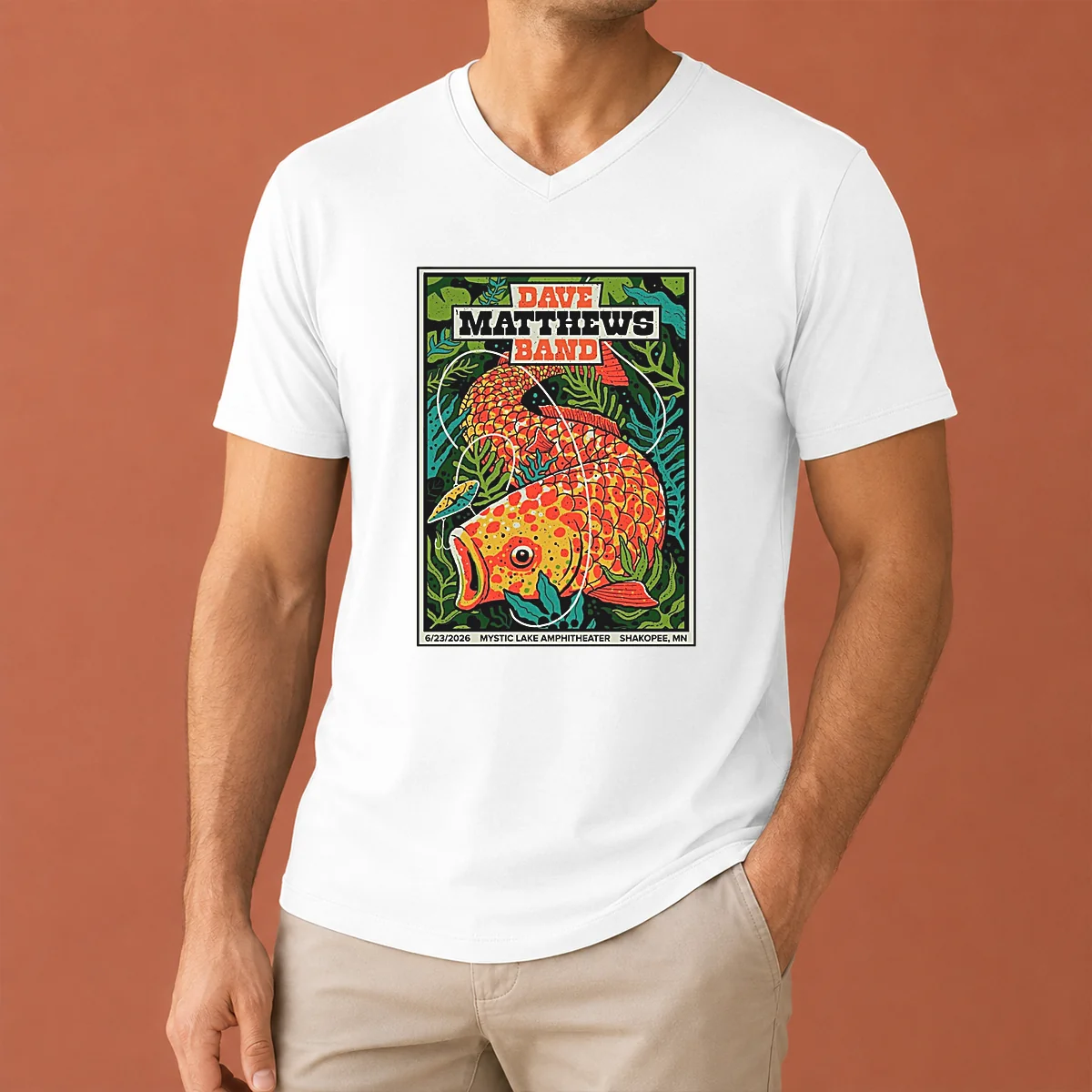Good June 23 2026 Dave Matthews V-Neck Shirt Good June 23 2026 Dave Matthews V-Neck Shirt