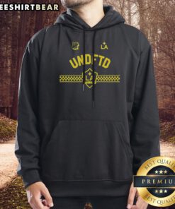 Good LA Galaxy Undefeated Undftd LA Los Angeles Major League Logo Hoodie in navy blue with front graphic print
