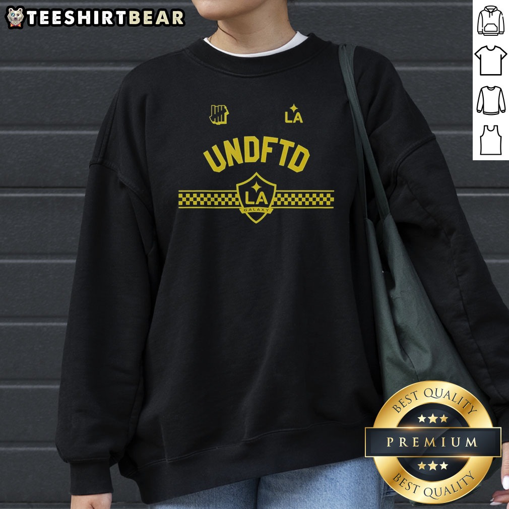 Good LA Galaxy Undefeated Undftd LA Los Angeles Major League Logo Shirt on Sweatshirt Good LA Galaxy Undefeated Undftd LA Los Angeles Major League Logo Shirt shown as a sweatshirt preview