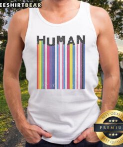 Good LGBTQ Human Pride Flags Tank top showcasing vibrant pride colors and inclusive design.