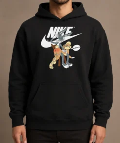 Good Nike Bugs Bunny Spanking Lola Hoodie featuring a playful graphic on a comfortable pullover
