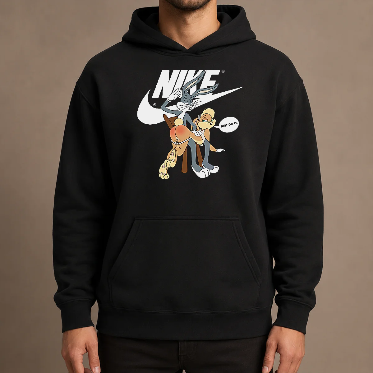 Good Nike Bugs Bunny Spanking Lola Hoodie featuring a playful graphic on a comfortable pullover