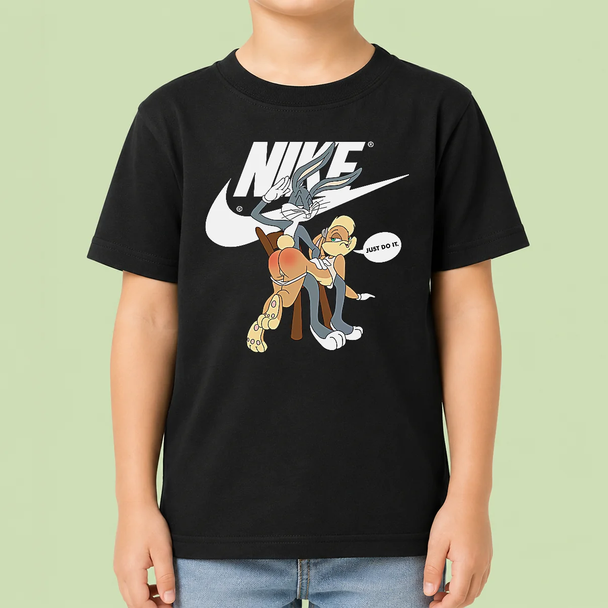 Good Nike Bugs Bunny Spanking Lola Kids T-Shirt