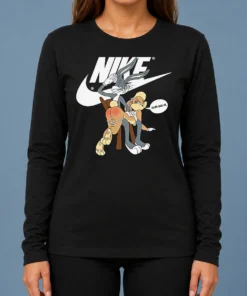 Good Nike Bugs Bunny Spanking Lola Long Sleeve Shirt