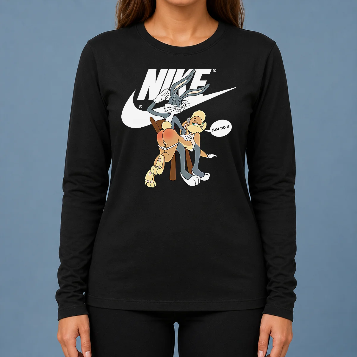 Good Nike Bugs Bunny Spanking Lola Long Sleeve Shirt