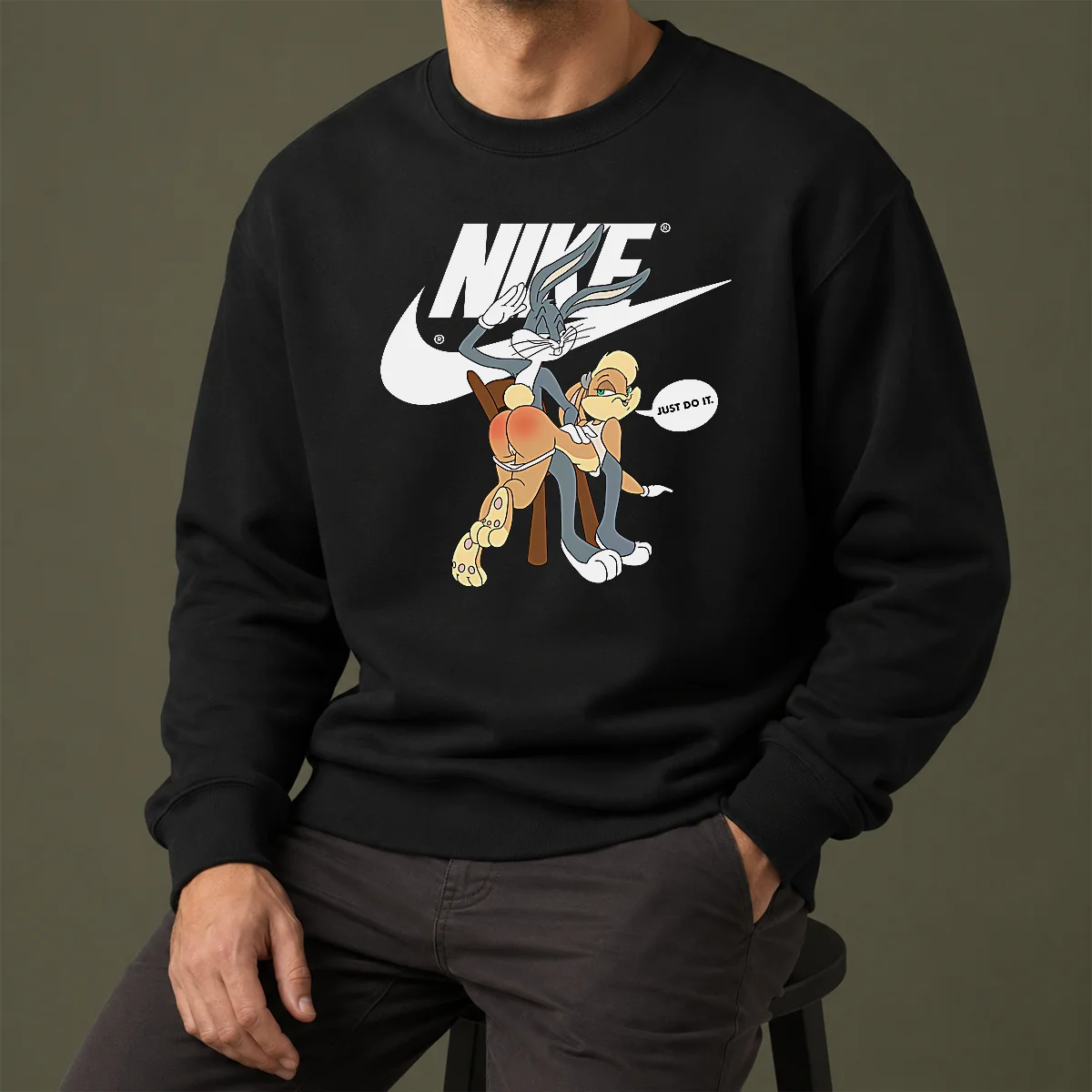 Good Nike Bugs Bunny Spanking Lola Sweater