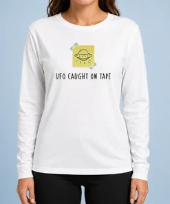 Good UFO Caught On Tape Extraterrestrial Space Alien Flying Saucer Long Sleeve Shirt