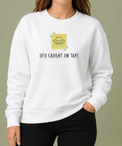 Good UFO Caught On Tape Extraterrestrial Space Alien Flying Saucer Sweater