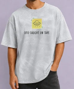 Good UFO Caught On Tape Extraterrestrial Space Alien Flying Saucer Washed T-Shirt