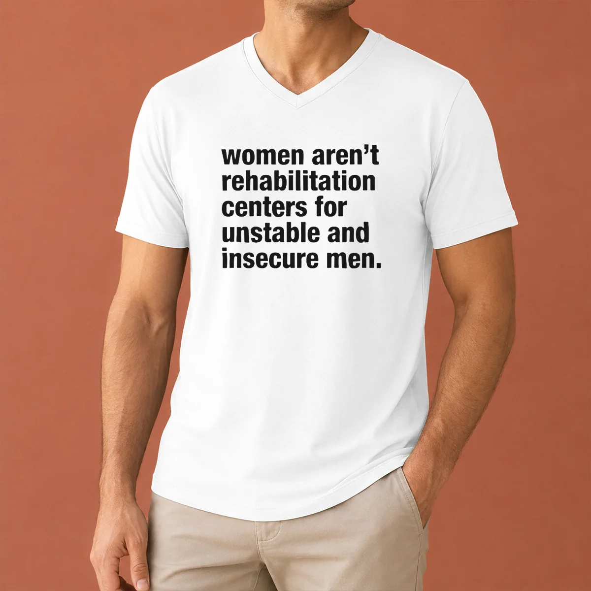 Good Women Aren'T Rehabilitation Centers For V-Neck Shirt Good Women Aren'T Rehabilitation Centers For V-Neck Shirt