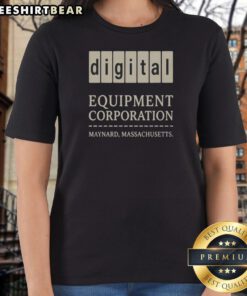 Hot Digital Equipment Corporation 1957 Ladies Shirt featuring a classic digital design on a comfortable fitted cotton tee