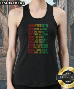Hot Juneteenth Dream Like Martin Lead Like Harriet Tank Top