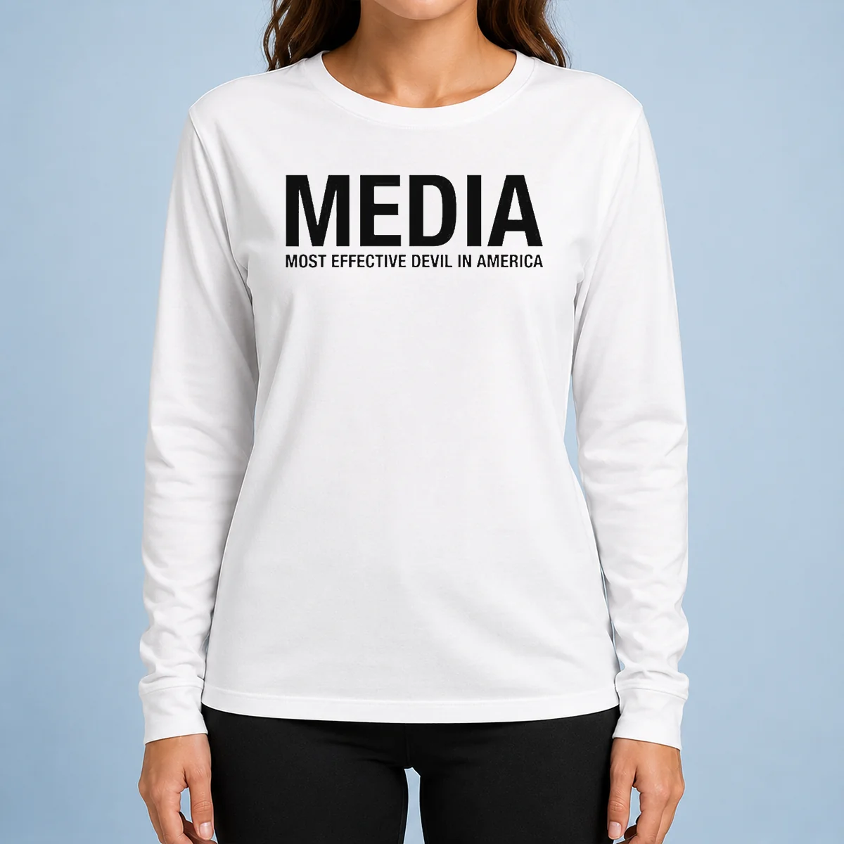 Hot Media Most Effective Devil In America Long Sleeve Shirt