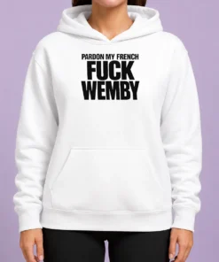 Hot Victor Wembanyama San Antonio Spurs Pardon My French Basketball Slogan Typography Hoodie