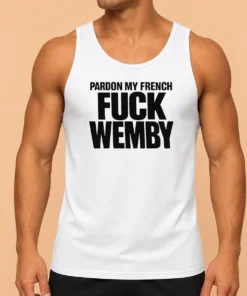 Hot Victor Wembanyama San Antonio Spurs Pardon My French Basketball Slogan Typography Tank Top