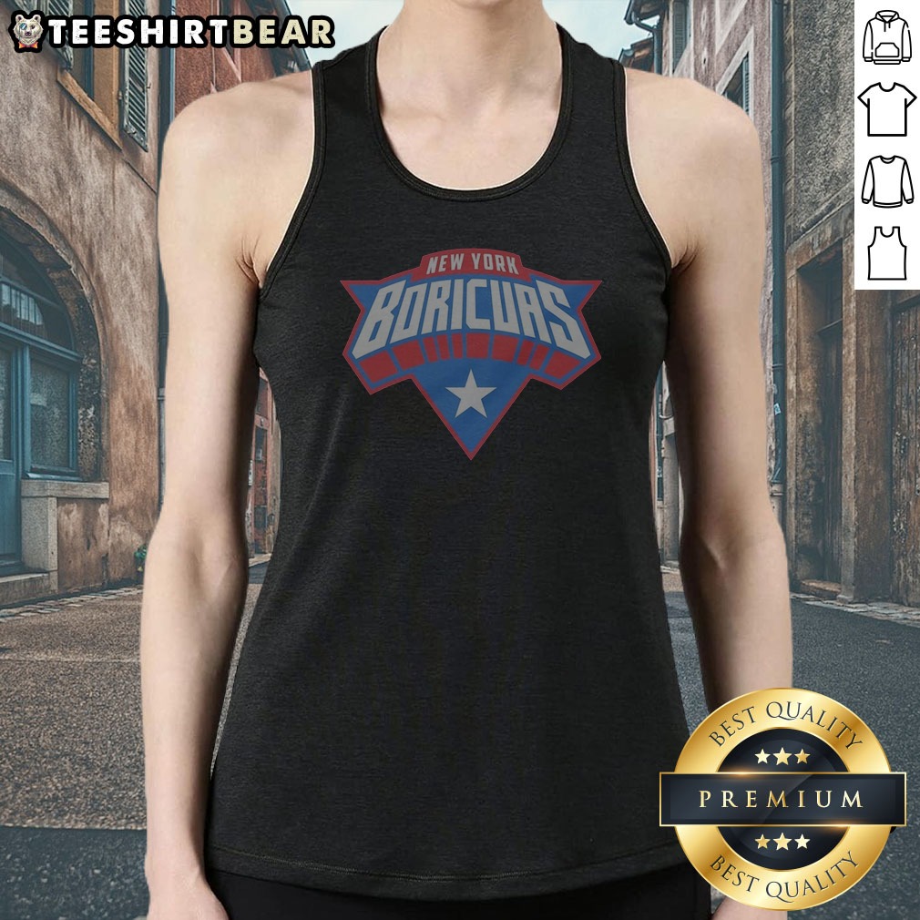 New York Boricuas Puerto Rico Star Diamond Logo Bold Fan Art Tank Top