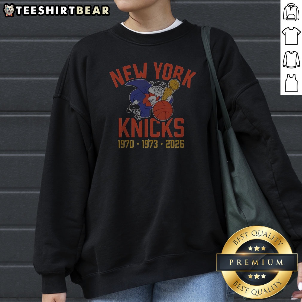 New York Knicks Three Time NBA Finals Champions Sweatshirt