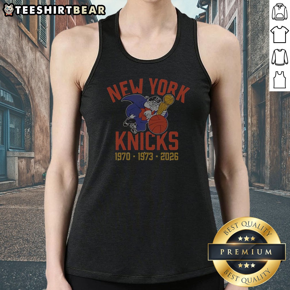 New York Knicks Three Time NBA Finals Champions Tank Top