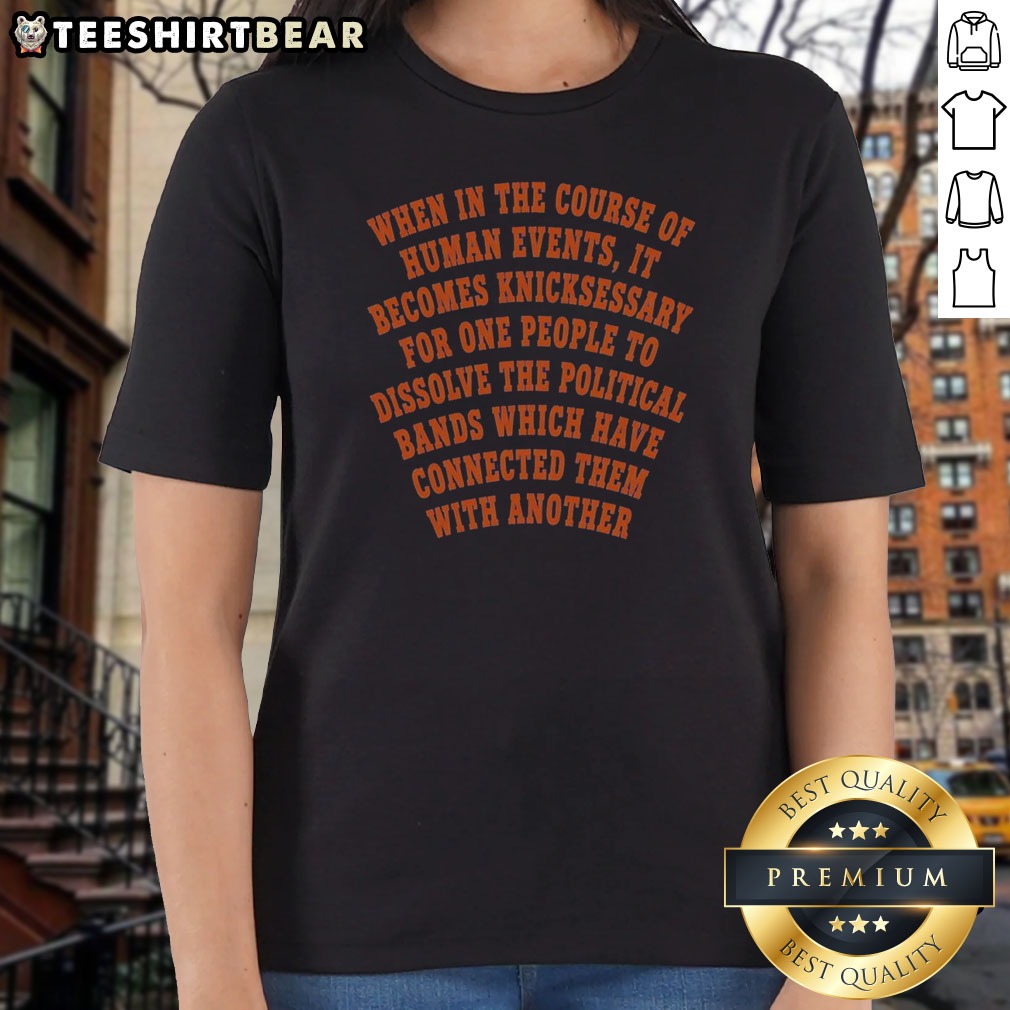 New York Knicks When In The Ladies Shirt New York Knicks When In The Ladies Shirt