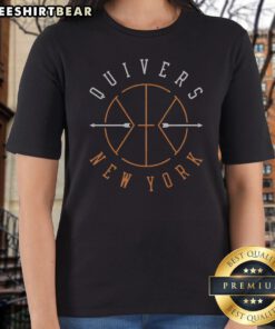 New York Quivers Basketball Style New York Knicks Ladies Shirt